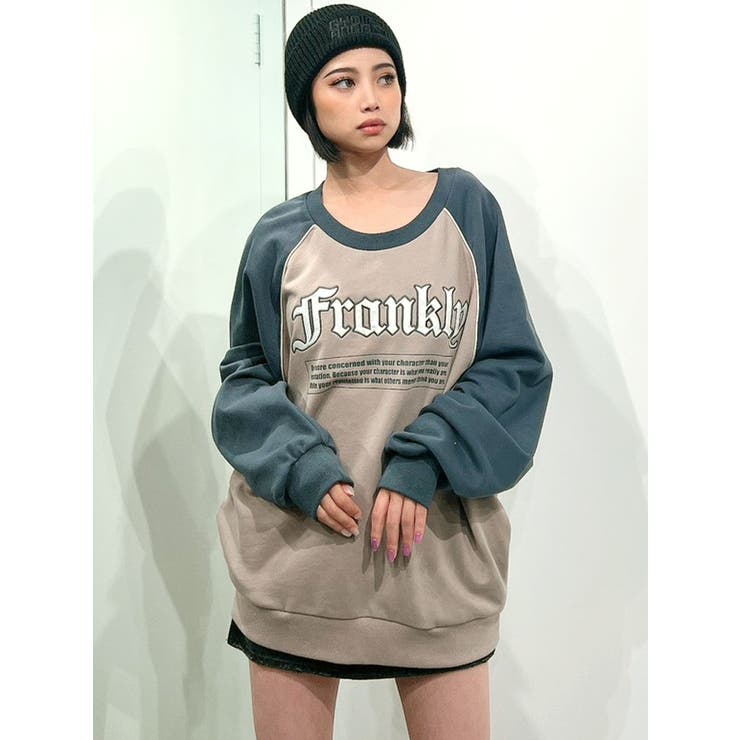 Frankly BIG スウェット プルオーバー[品番：MKSW0054301]｜GYDA 