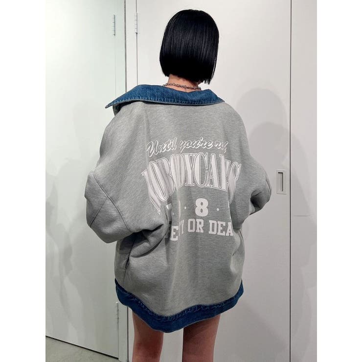 ❤︎GYDA リバーシブルデニム　BIGブルゾン❤︎ ❤︎GYDA リバーシブルデニム BIGブルゾン❤︎ GYDA リバーシブル