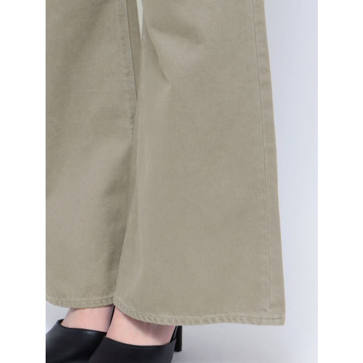 ハイウエスト ダメージカラー ワイドパンツ | GYDA | 詳細画像29 