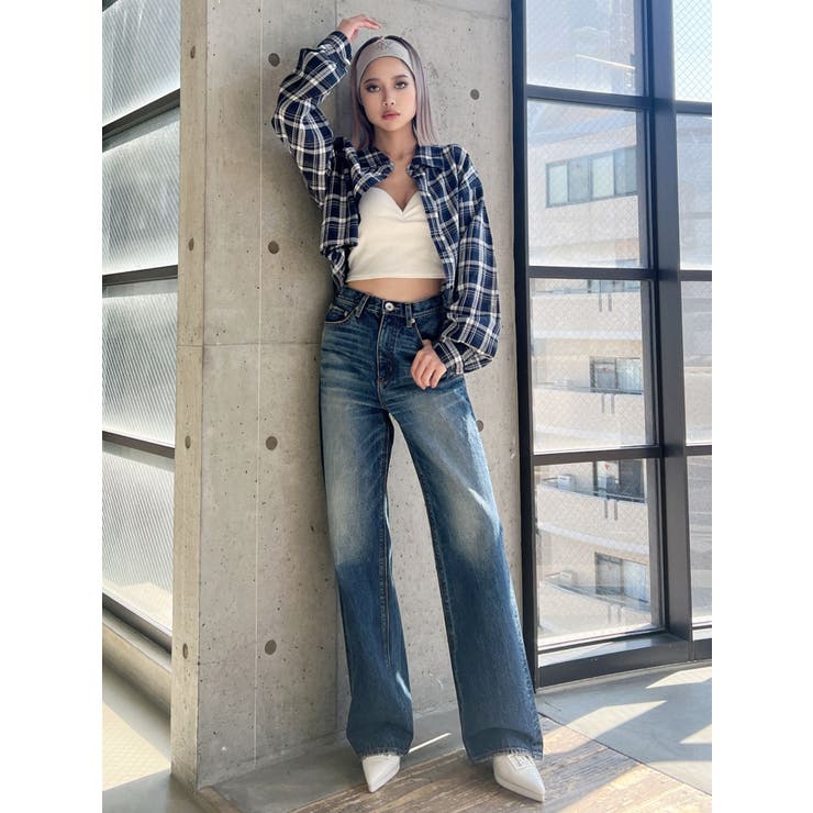 ハイウエスト HIGH-END WIDEデニムパンツ | GYDA | 詳細画像46