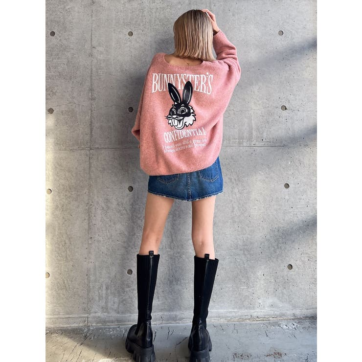 BUNNYSTERSカラーニットトップス[品番：MKSW0054995]｜GYDA
