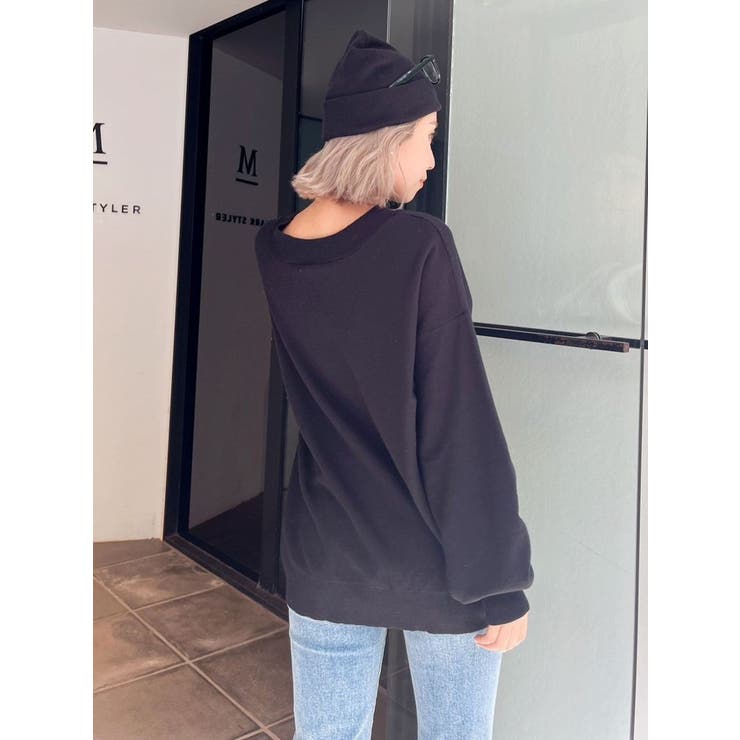 AEONIAN 2WAY LOOSE ニットトップス AEONIAN 2WAY LOOSE ニットトップス[品番：MKSW0055001]｜GYDA