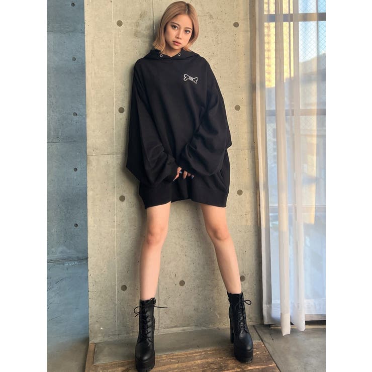 GYDA バルーンスリーブ スエットパーカー ベージュ 6/14まで GYDA バルーンスリーブ スウェットパーカー（ベージュ