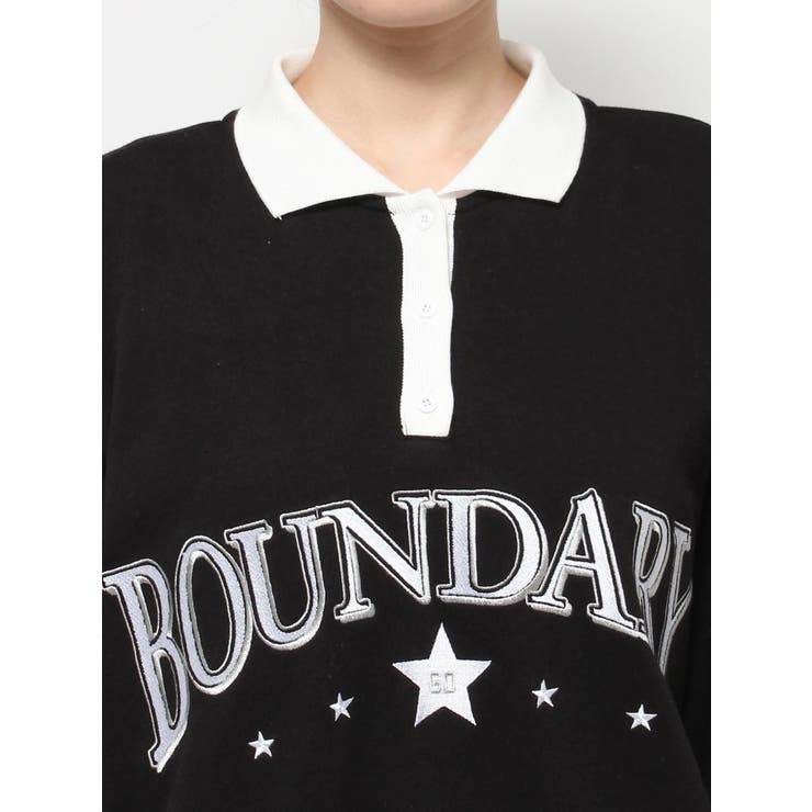 BOUNDARY POLO スウェット トップス[品番：MKSW0055005]｜GYDA