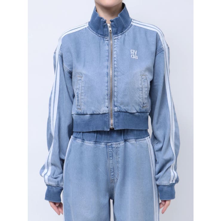 【TINY】Square gyda 2ラインデニムショートブルゾン | GYDA | 詳細画像31 