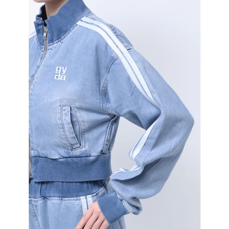【TINY】Square gyda 2ラインデニムショートブルゾン | GYDA | 詳細画像35 