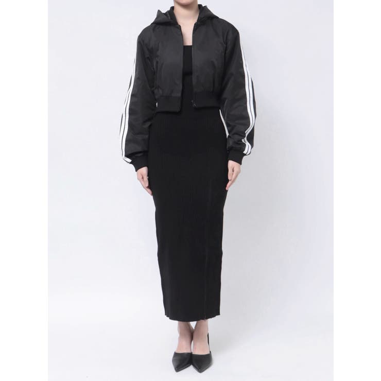 Ｗライン2wayショートブルゾン | GYDA | 詳細画像30 