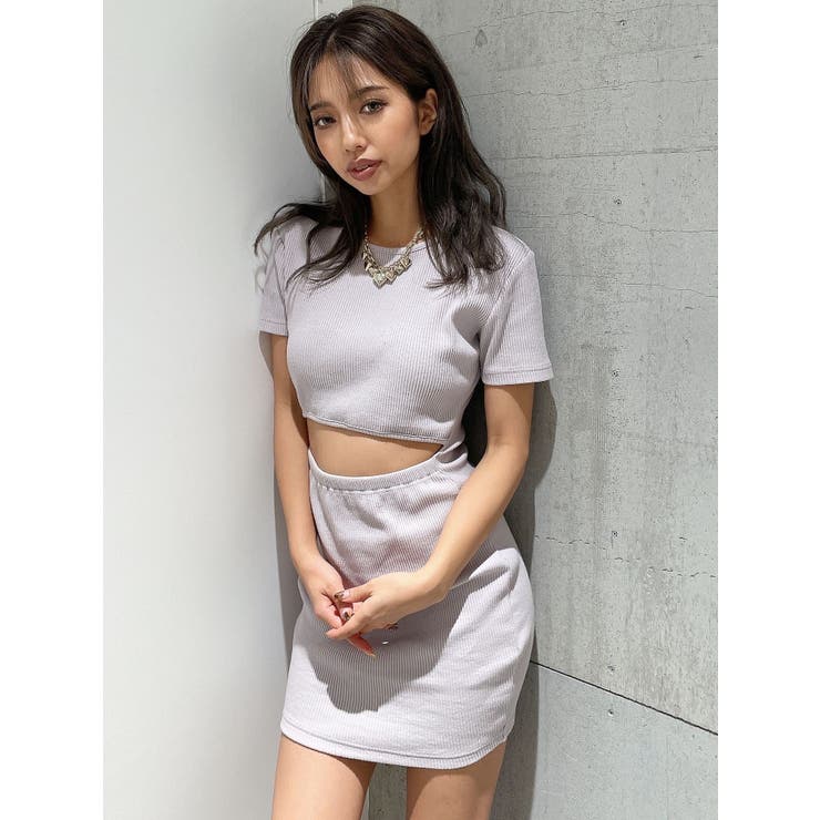 グレー | WAIST OPEN 2WAYテレコワンピース | GYDA