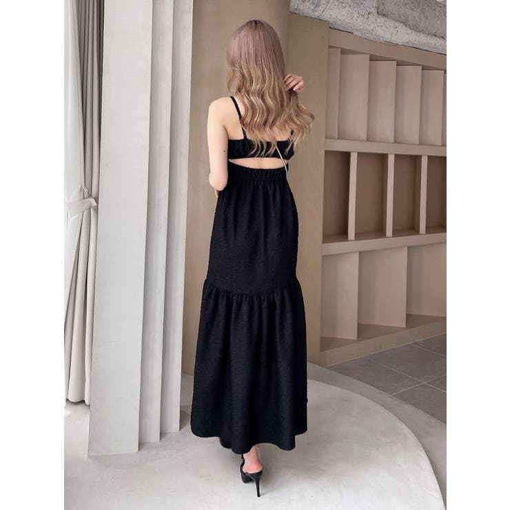 BACK OPENジャカードワンピース[品番：MKSW0057507]｜GYDA
