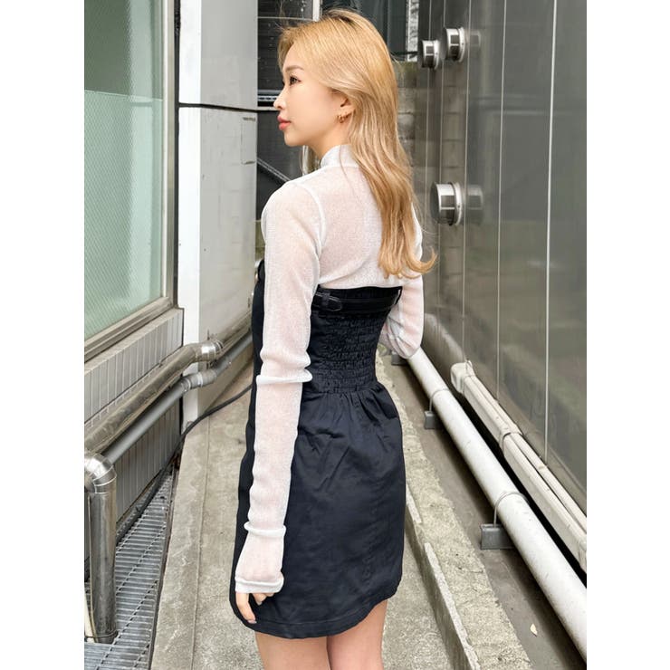 TINY】ベルト付きベアワンピース[品番：MKSW0056757]｜GYDA