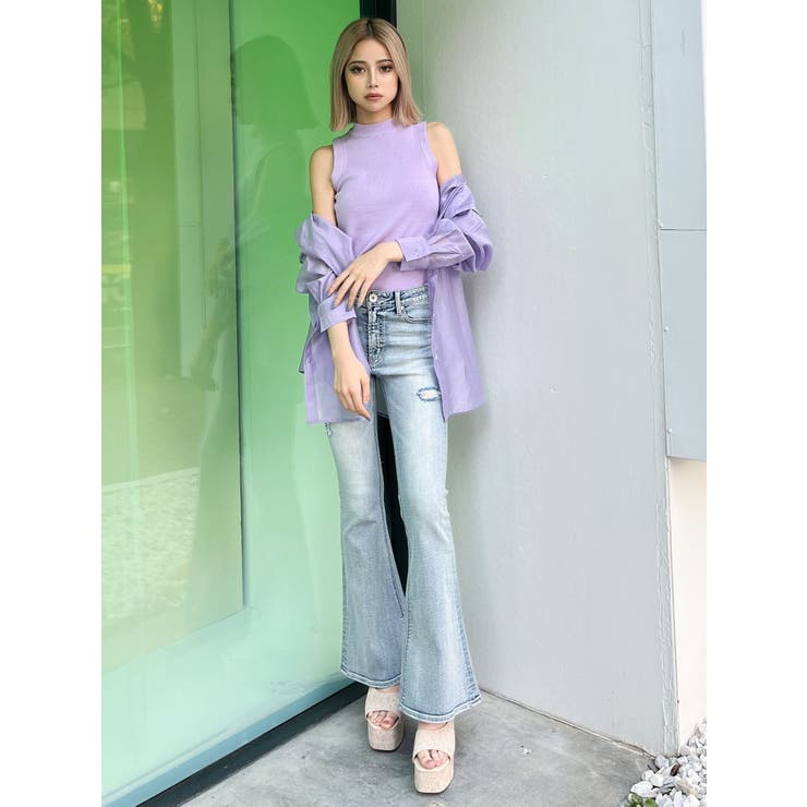 3WAYショルダーOPENシアードッキングシャツ | GYDA | 詳細画像17 