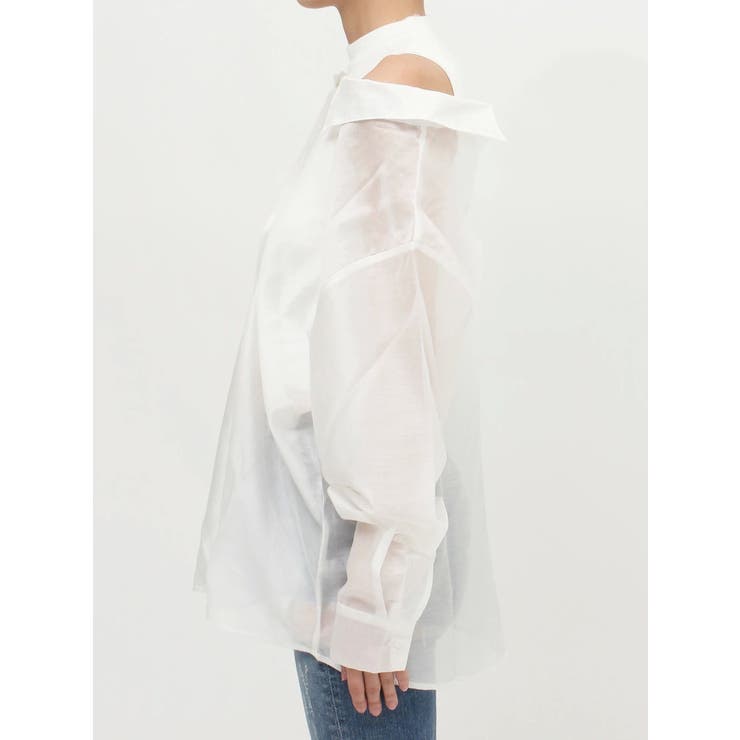 3WAYショルダーOPENシアードッキングシャツ | GYDA | 詳細画像22 