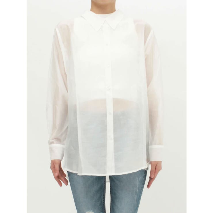 3WAYショルダーOPENシアードッキングシャツ | GYDA | 詳細画像30 