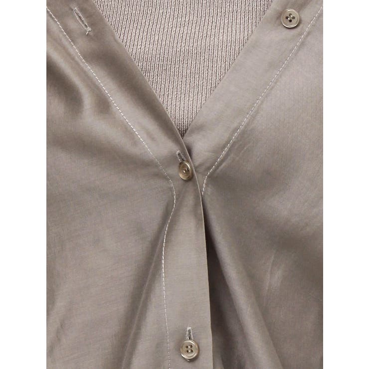 3WAYショルダーOPENシアードッキングシャツ | GYDA | 詳細画像34 