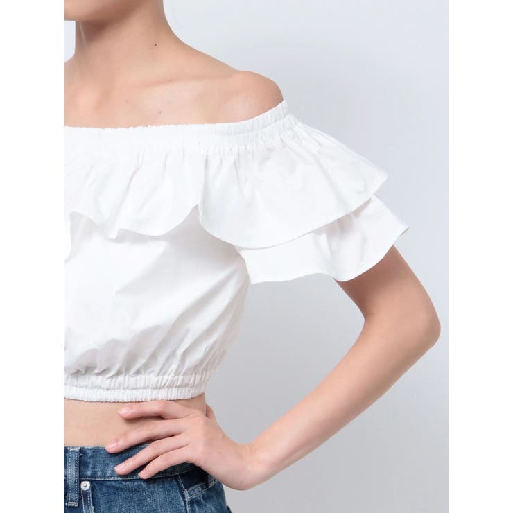 フリルオフショルブラウス | GYDA | 詳細画像15 