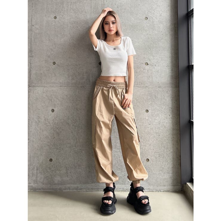 2WAYウエスト パラシュートパンツ[品番：MKSW0054873]｜GYDA（ジェイダ