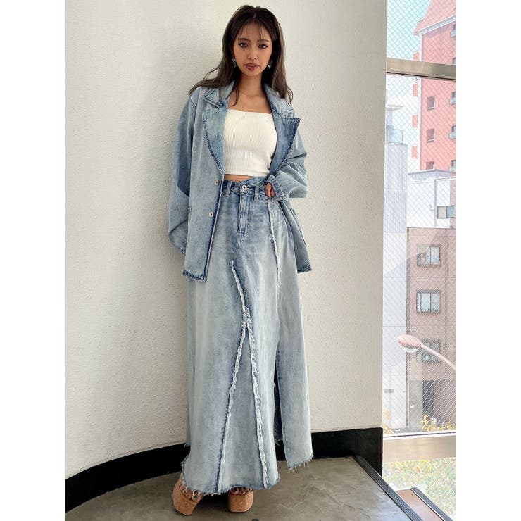 シェヴィダレン ◡̈ リネンスカート J.LINDEBERG WOMENS Simina Skirt