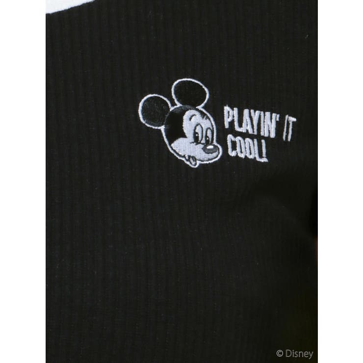 Mickey Mouse / Embroideryリンガートップス[品番：MKSW0054884]｜GYDA（ジェイダ ）のレディースファッション通販｜SHOPLIST（ショップリスト）