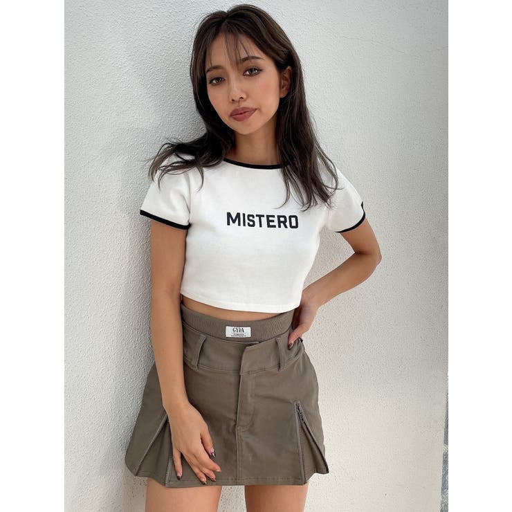 MISTEROリンガーショートTシャツ[品番：MKSW0054888]｜GYDA