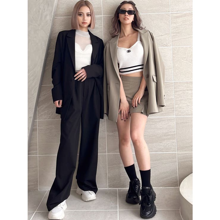 モックネックシアートップス[品番：MKSW0056775]｜GYDA（ジェイダ）の