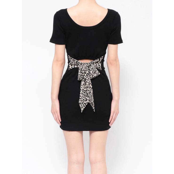 BACKリボン クルーネック ワンピース | GYDA | 詳細画像33 