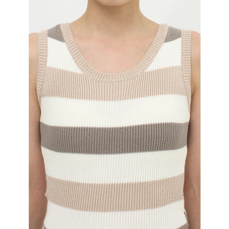 ボーダーノースリーブ2wayワンピース | GYDA | 詳細画像23 