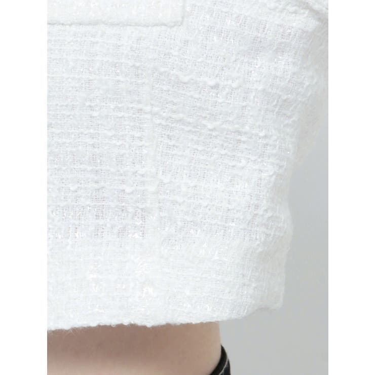 フロントボタン2WAY FANCYTWEEDブラウス | GYDA | 詳細画像26 