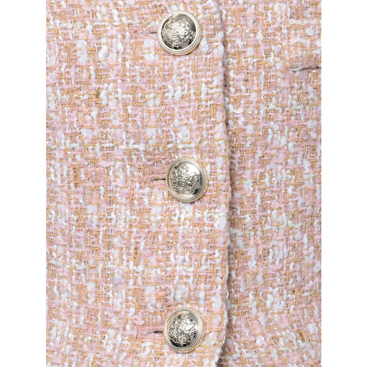 フロントボタン2WAY FANCYTWEEDブラウス | GYDA | 詳細画像30 