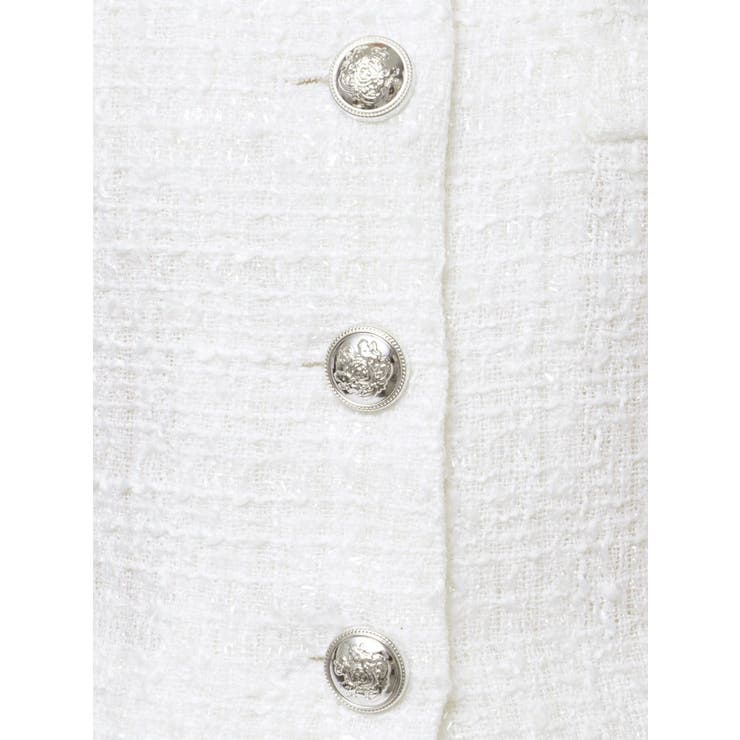 フロントボタン2WAY FANCYTWEEDブラウス | GYDA | 詳細画像31 