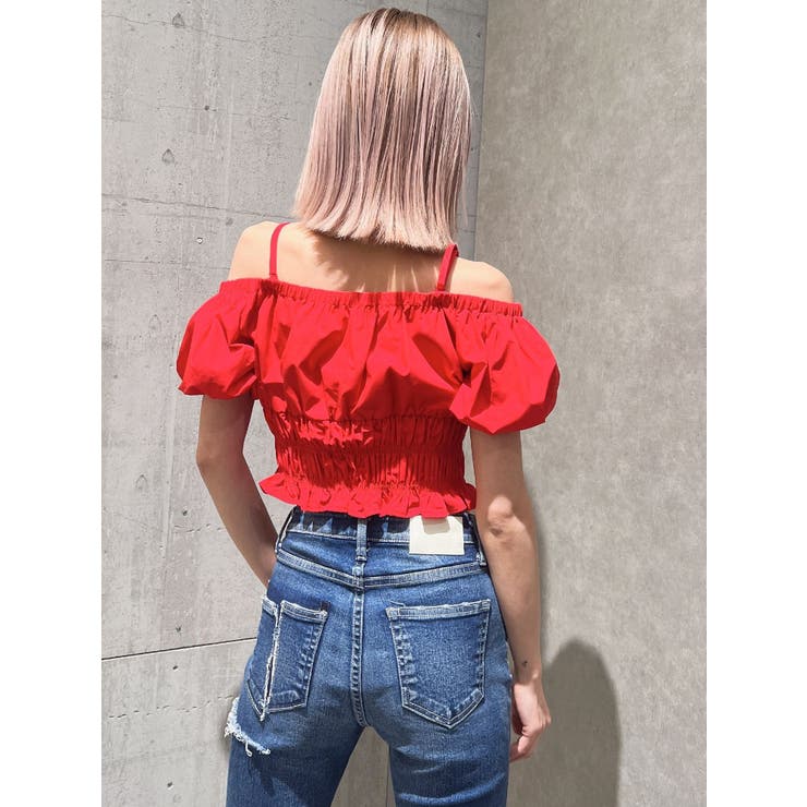 Symmetry GYDAチャームオフショルブラウス | GYDA | 詳細画像32 