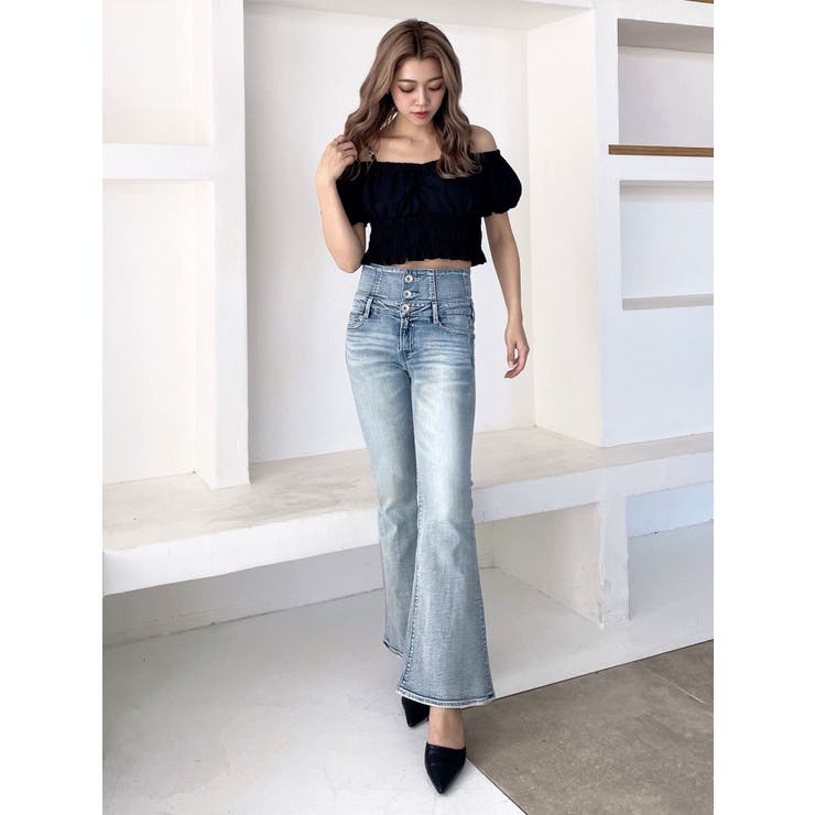 Symmetry GYDAチャームオフショルブラウス | GYDA | 詳細画像43 