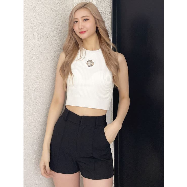 ハイウエストセンタープレスショートパンツ【SETUP着用可】 | GYDA | 詳細画像13 