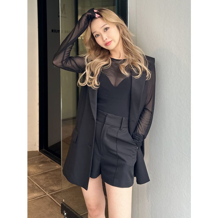 epaハイウエストショートパンツ　Mサイズ　完売品 highwaist shortpants[BEG] - ëpa