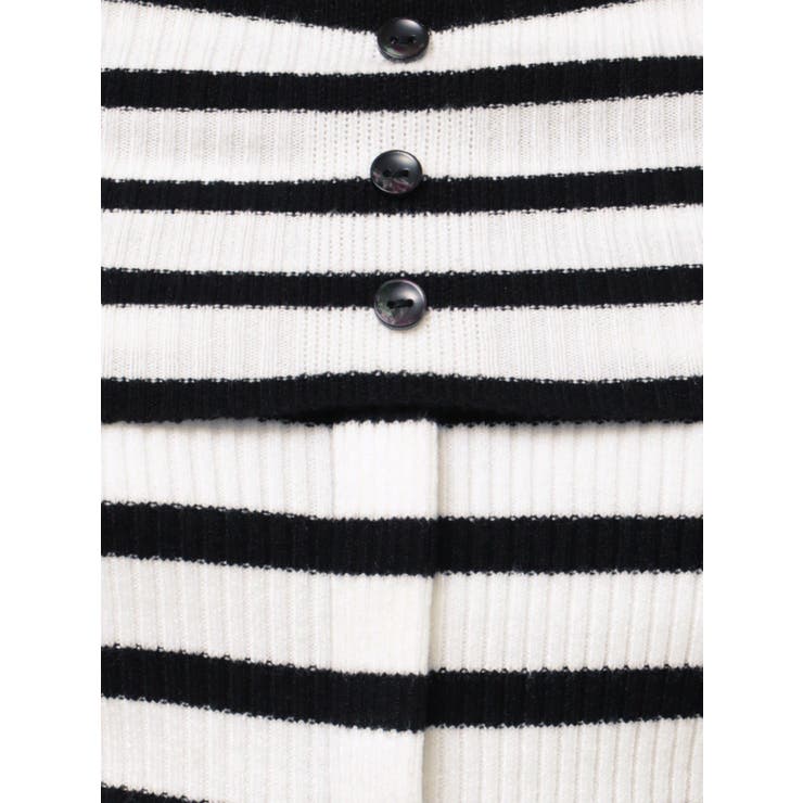 HEMスリットオフショルニットトップス | GYDA | 詳細画像31 