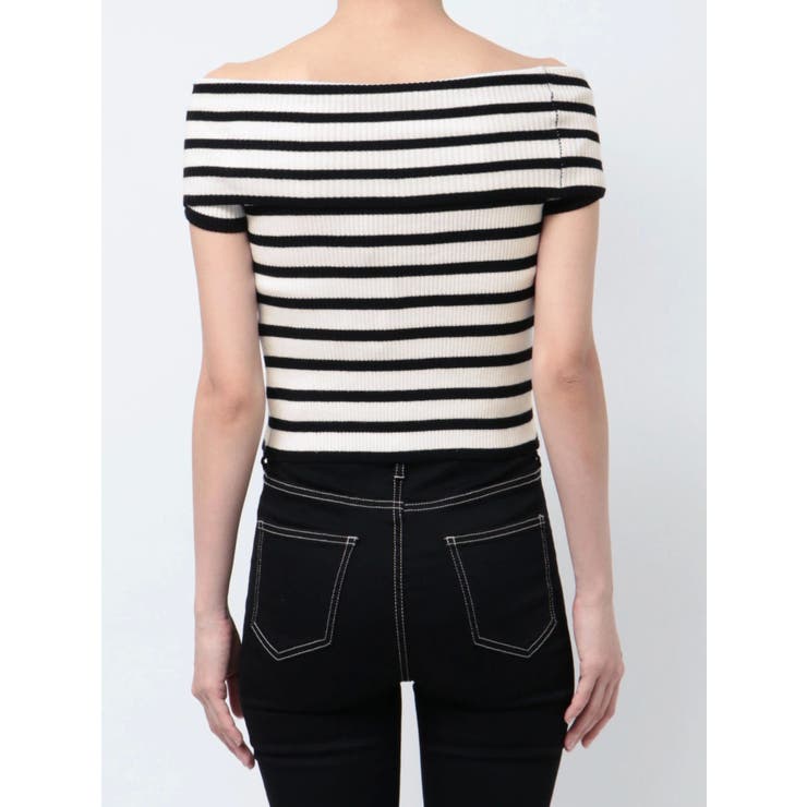 HEMスリットオフショルニットトップス | GYDA | 詳細画像38 