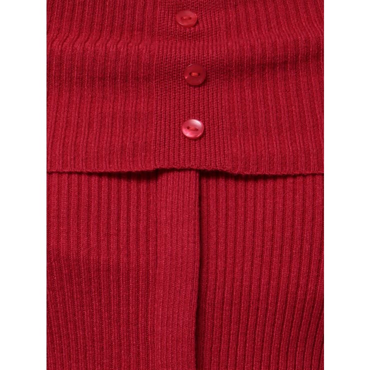 HEMスリットオフショルニットトップス | GYDA | 詳細画像45 