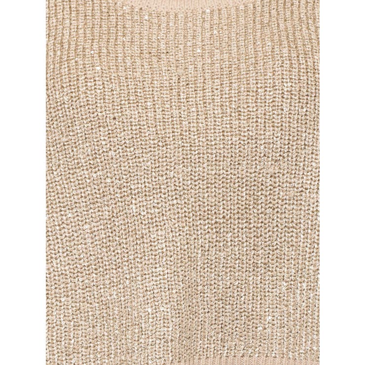 ラメスパンコールLOOSEニットタンクトップ | GYDA | 詳細画像34 