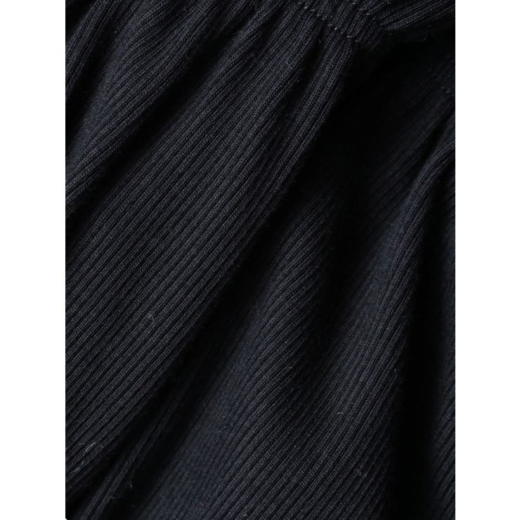 リボンフレアリブトップス | GYDA | 詳細画像32 