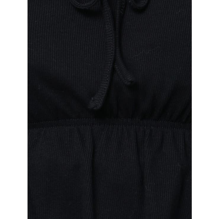 リボンフレアリブトップス | GYDA | 詳細画像39 