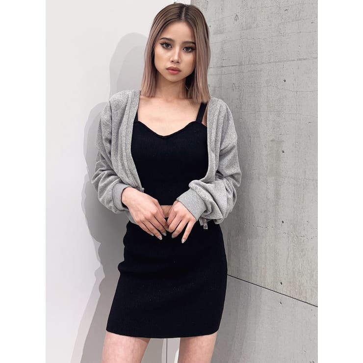 シャイニーリブニットビスチェ | GYDA | 詳細画像24 