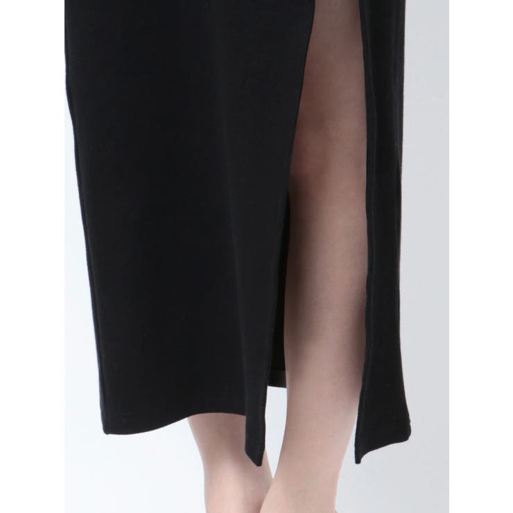 カットアウトテレコスリットロングワンピース | GYDA | 詳細画像31 