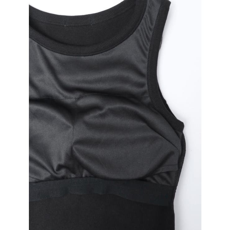 カットアウトテレコスリットロングワンピース | GYDA | 詳細画像33 