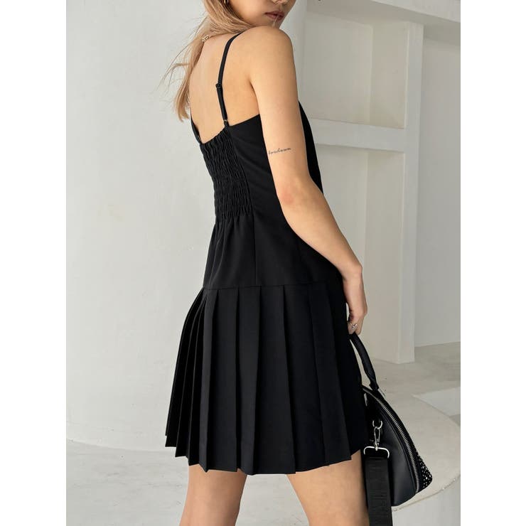 【TINY】アシメストラッププリーツワンピース | GYDA | 詳細画像14 