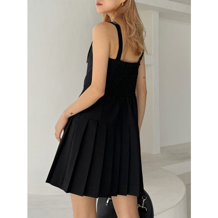 【TINY】アシメストラッププリーツワンピース | GYDA | 詳細画像15 