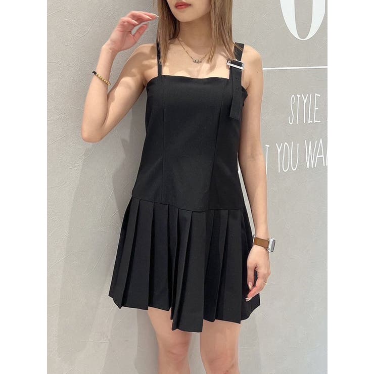 【TINY】アシメストラッププリーツワンピース | GYDA | 詳細画像39 