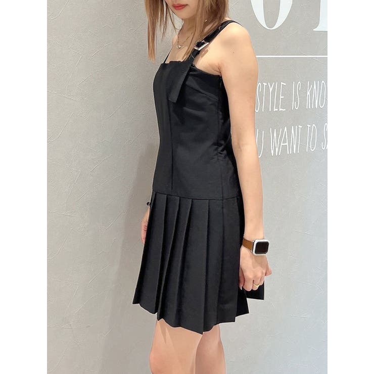 【TINY】アシメストラッププリーツワンピース | GYDA | 詳細画像40 