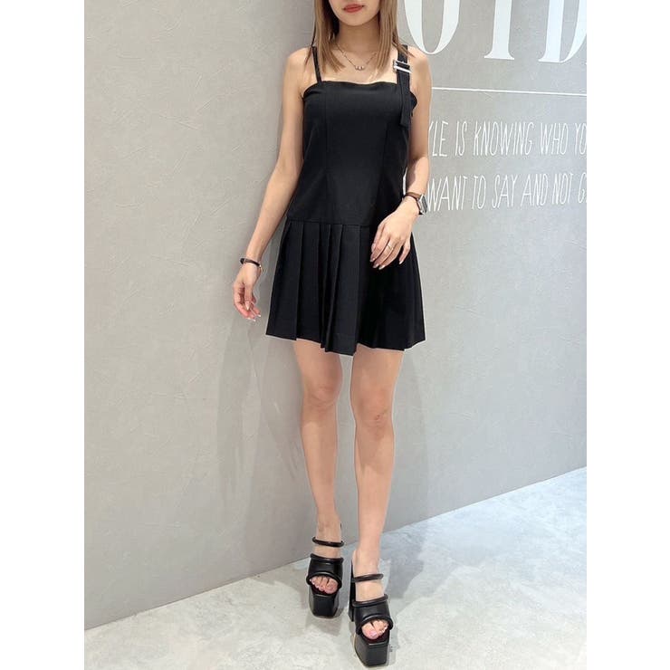 【TINY】アシメストラッププリーツワンピース | GYDA | 詳細画像42 