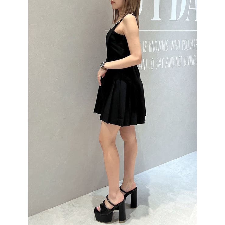 【TINY】アシメストラッププリーツワンピース | GYDA | 詳細画像43 