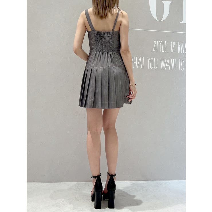 【TINY】アシメストラッププリーツワンピース | GYDA | 詳細画像50 