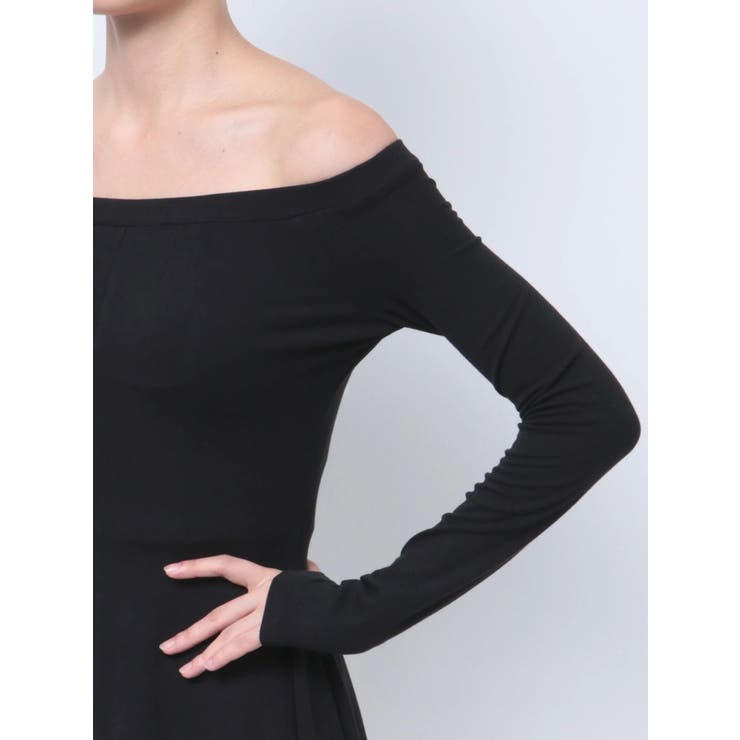 オフショルフレアワンピース | GYDA | 詳細画像19 